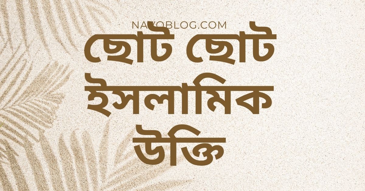 ছোট ছোট ইসলামিক উক্তি - জীবনের জন্য সেরা দিকনির্দেশনামূলক বাণী 1 ছোট ছোট ইসলামিক উক্তি