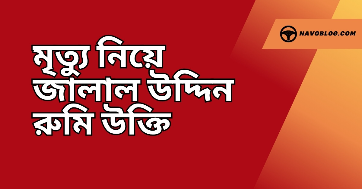 মৃত্যু নিয়ে জালাল উদ্দিন রুমি উক্তি - জীবনের জন্য সেরা দিকনির্দেশনামূলক বাণী 1 মৃত্যু নিয়ে জালাল উদ্দিন রুমি উক্তি