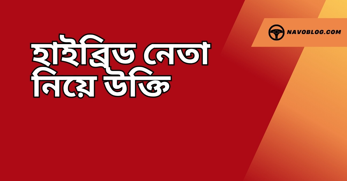 হাইব্রিড নেতা নিয়ে উক্তি