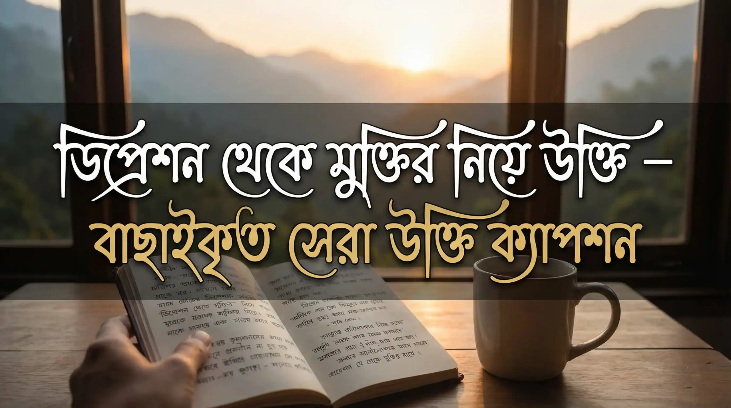 ডিপ্রেশন থেকে মুক্তির নিয়ে উক্তি – বাছাইকৃত সেরা উক্তি ক্যাপশন