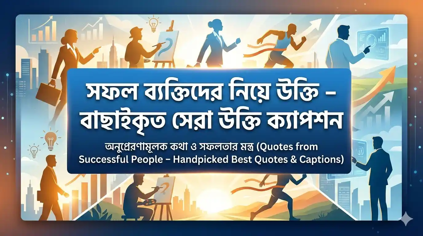 সফল ব্যক্তিদের নিয়ে উক্তি - বাছাইকৃত সেরা উক্তি ক্যাপশন 1 সফল ব্যক্তিদের নিয়ে উক্তি – বাছাইকৃত সেরা উক্তি ক্যাপশন