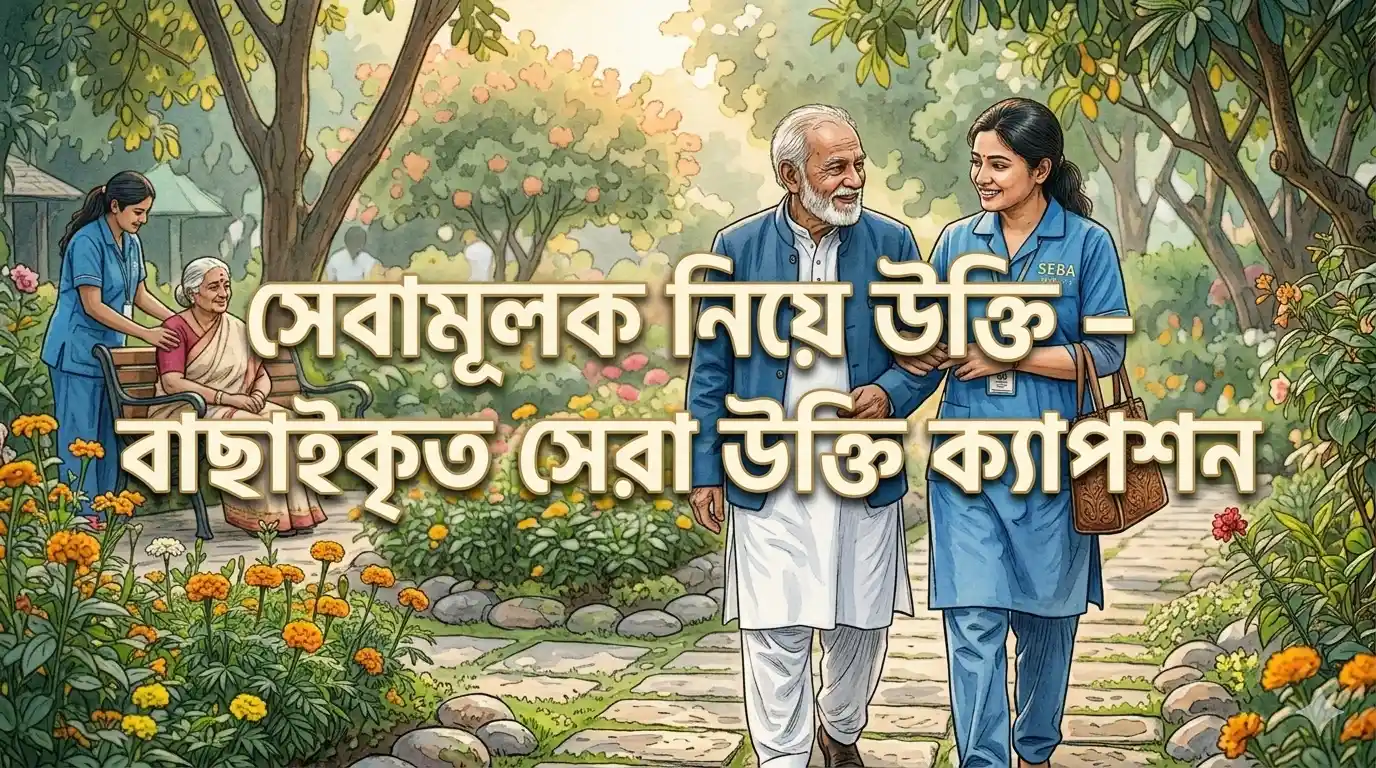 সেবামূলক নিয়ে উক্তি – বাছাইকৃত সেরা উক্তি ক্যাপশন