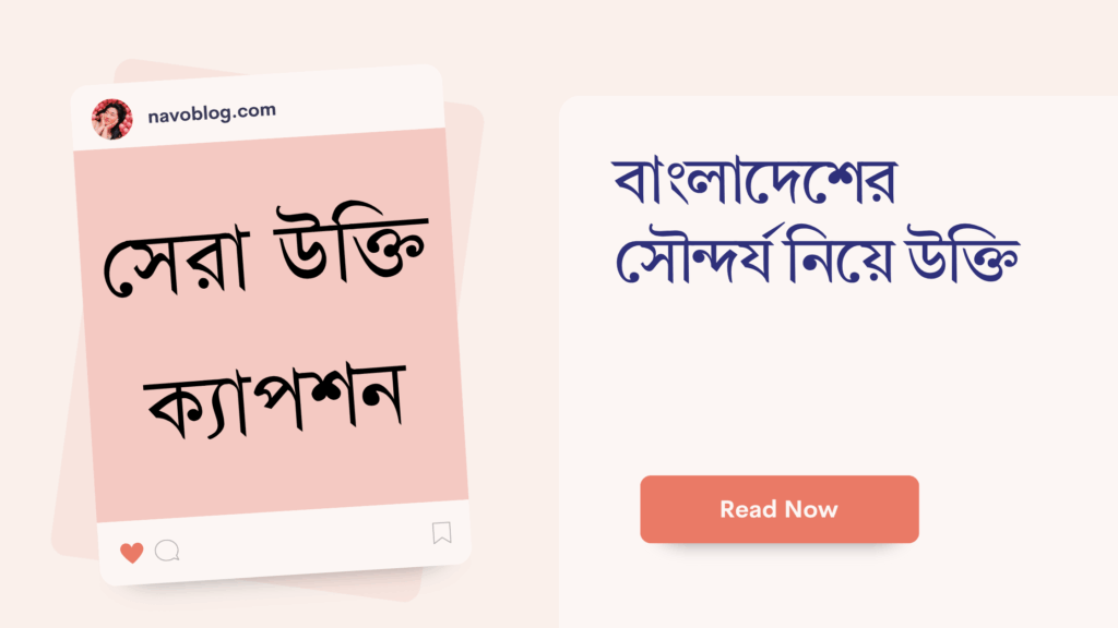 বাংলাদেশের সৌন্দর্য নিয়ে উক্তি