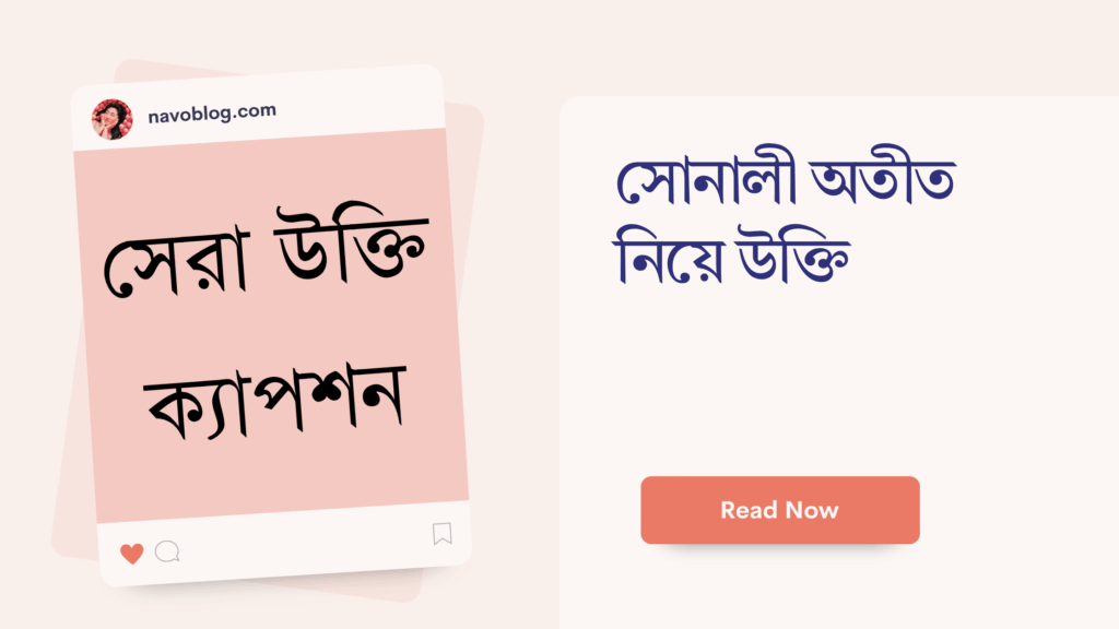 সোনালী অতীত নিয়ে উক্তি