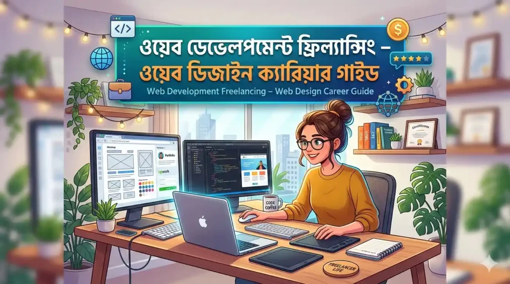 ওয়েব ডেভেলপমেন্ট ফ্রিল্যান্সিং – ওয়েব ডিজাইন ক্যারিয়ার গাইড
