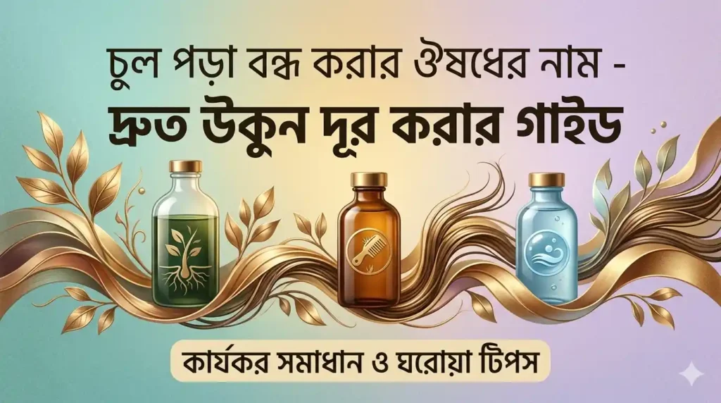 চুল পড়া বন্ধ করার ঔষধের নাম – দ্রুত উকুন দূর করার গাইড