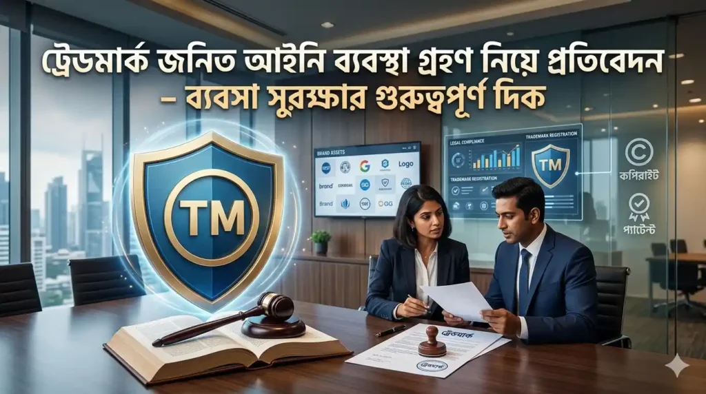 ট্রেডমার্ক জনিত আইনি ব্যবস্থা গ্রহণ নিয়ে প্রতিবেদন – ব্যবসা সুরক্ষার গুরুত্বপূর্ণ দিক