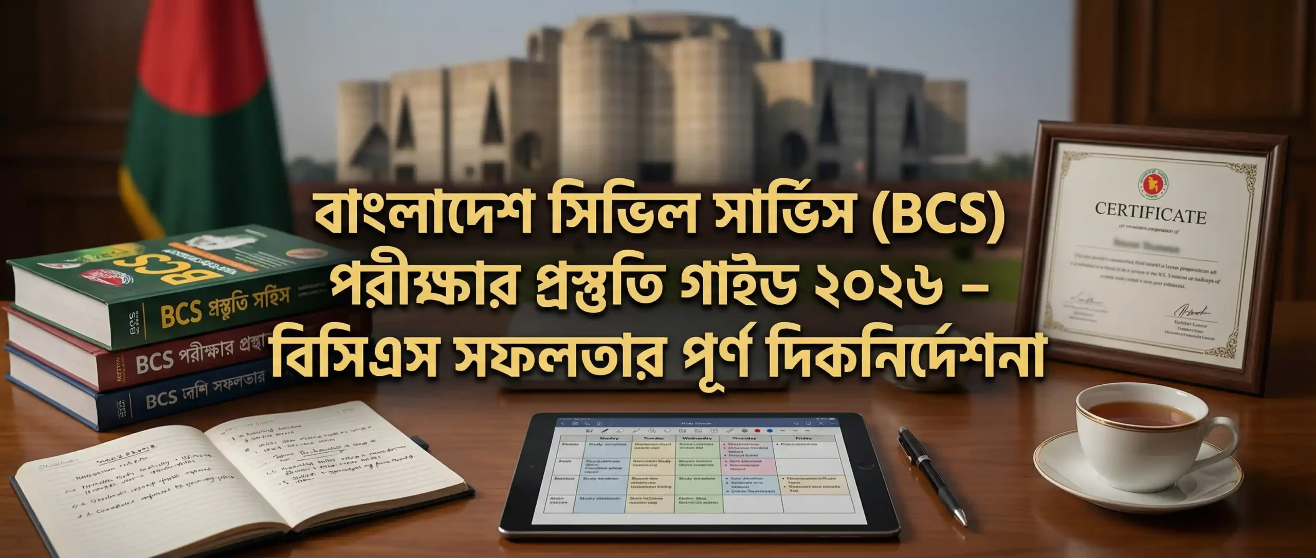বাংলাদেশ সিভিল সার্ভিস BCS পরীক্ষার প্রস্তুতি গাইড  – বিসিএস সফলতার পূর্ণ দিকনির্দেশনা