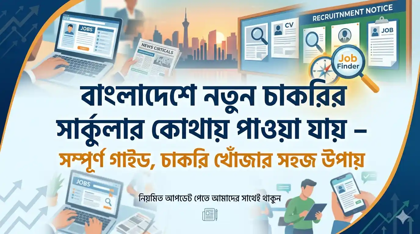 বাংলাদেশে নতুন চাকরির সার্কুলার কোথায় পাওয়া যায় – সম্পূর্ণ গাইড চাকরি খোঁজার সহজ উপায়