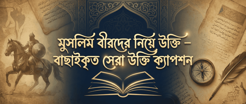 মুসলিম বীরদের নিয়ে উক্তি – বাছাইকৃত সেরা উক্তি ক্যাপশন .png
