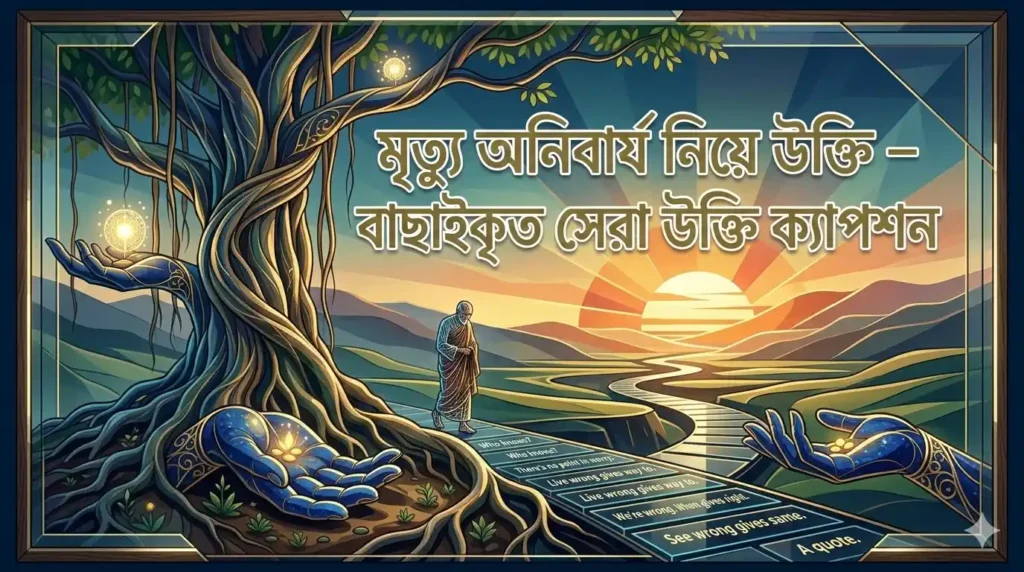 মৃত্যু অনিবার্য নিয়ে উক্তি – বাছাইকৃত সেরা উক্তি ক্যাপশন মৃত্যু অনিবার্য নিয়ে উক্তি – বাছাইকৃত সেরা উক্তি ক্যাপশন